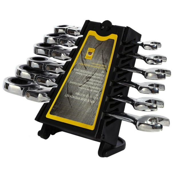 Ratcheting Combination Wrench Set 6 Piece Flexible Wrench Reversible Ratcheting Combination Wrench Set Ratcheting Combination Wrench Set 6 Piece Flexible Wrench Reversible Ratcheting Combination Wrench Set